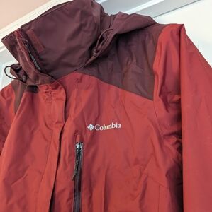Excellent condition Columbia rain jacket